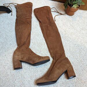 Stuart Weitzman Suede Highland Boots
